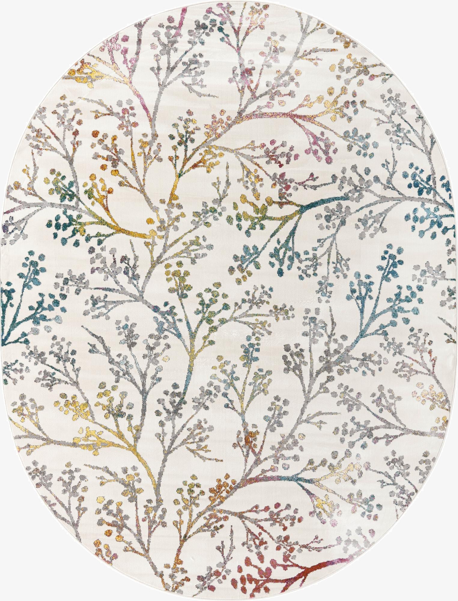 7' 10 x 10' Blossom Oval Rug
