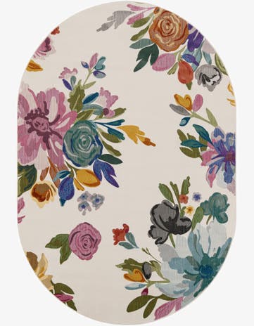 7' 1 x 10' Blossom Oval Rug