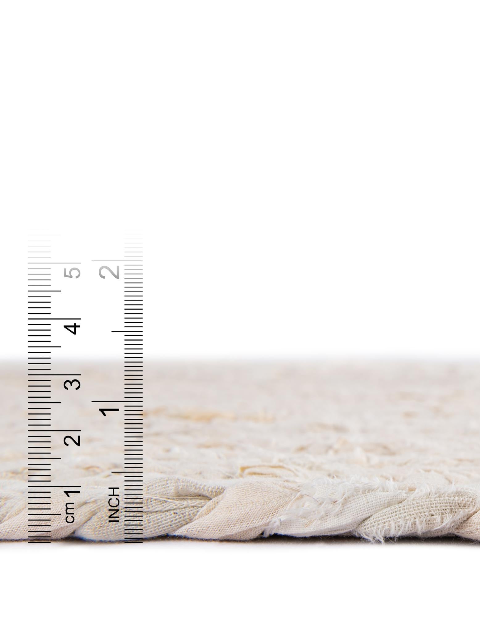 8' x 10' Braided Chindi Oval Rug