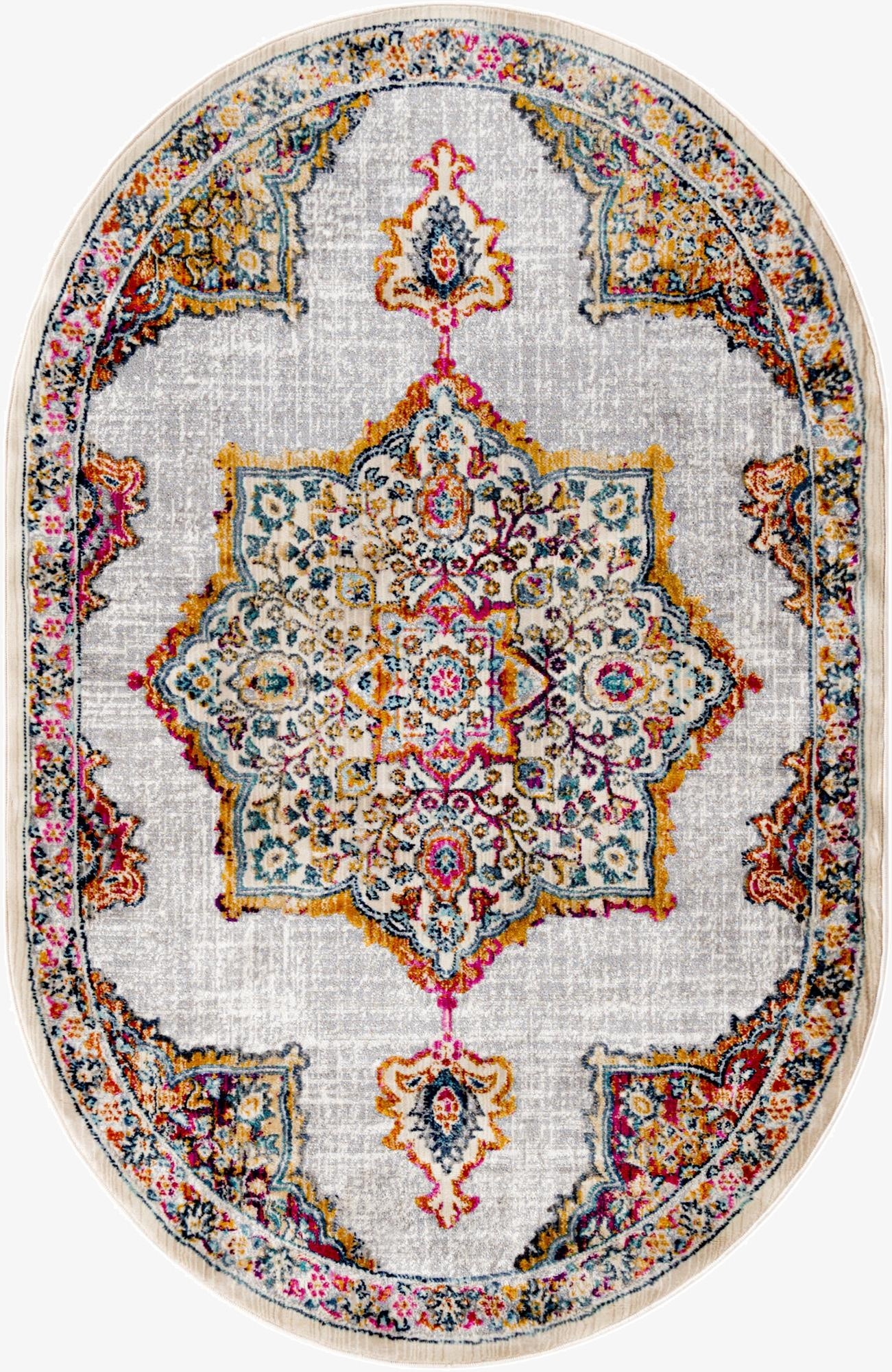 3' 7 x 5' 3 Budapest Oval Rug