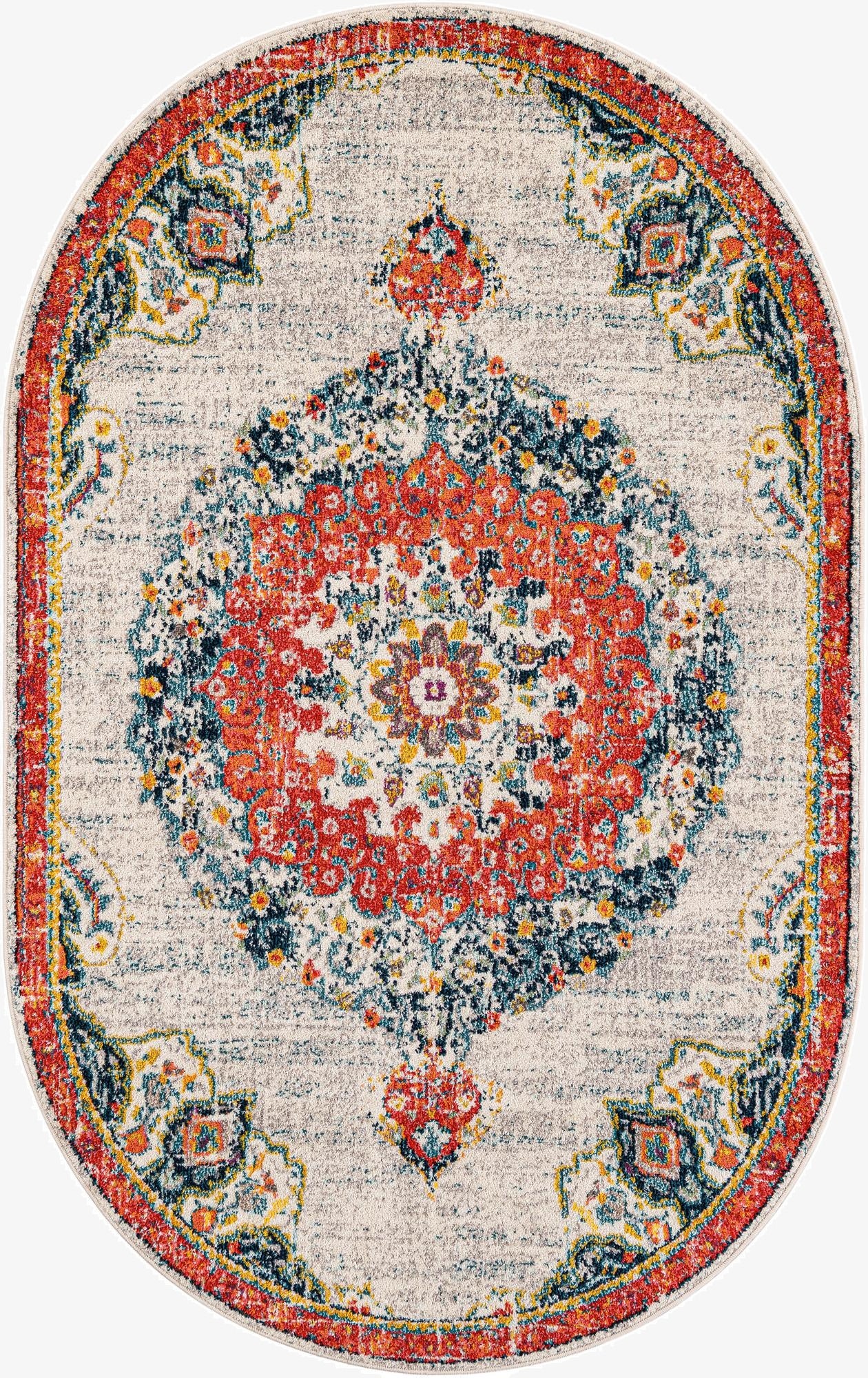 5' 3 x 8' Carrington Oval Rug