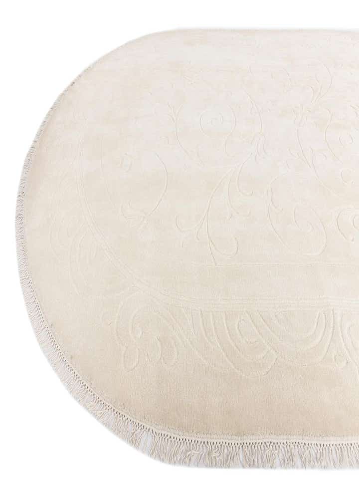6' 6 x 9' 8 Hand Knotted Darya Wool Oval Rug