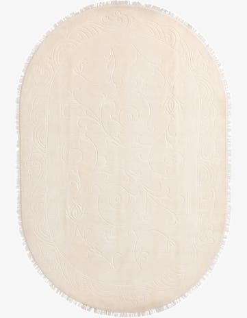 6' 6 x 9' 8 Hand Knotted Darya Wool Oval Rug