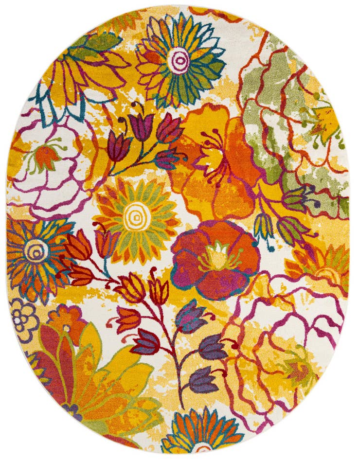 Detail image of 8' x 10' Florence Oval Rug