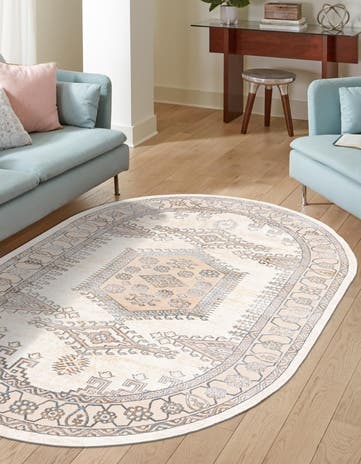 5' 3 x 8' Highbury Oval Rug