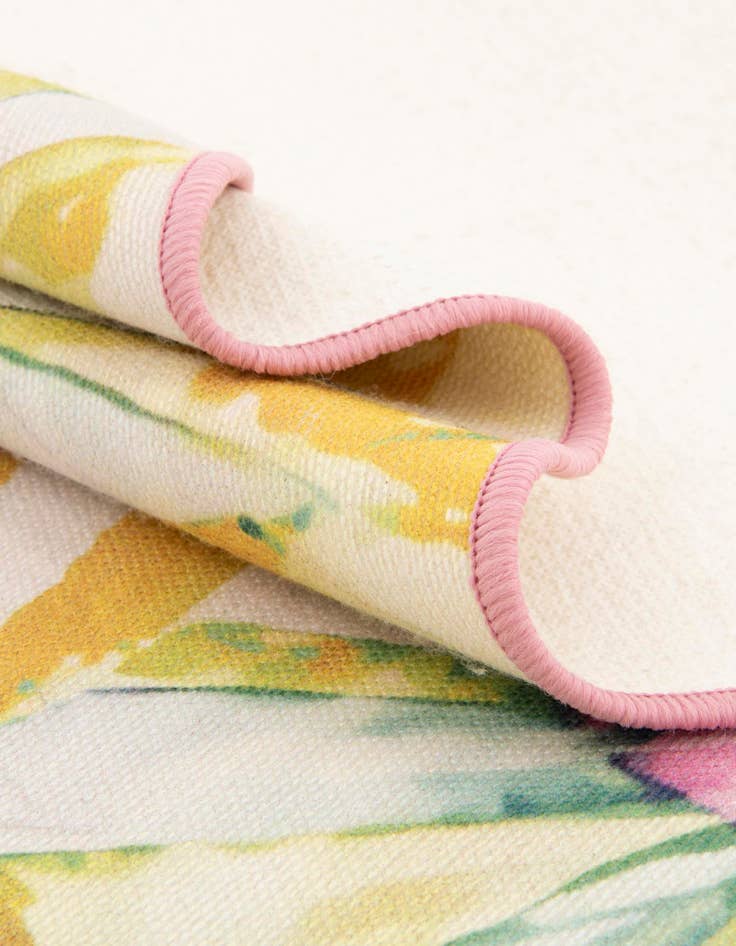 Detail image of 2' x 3' 1  Washable Jill Zarin Caribbean Indoor / Outdoor Oval Rug