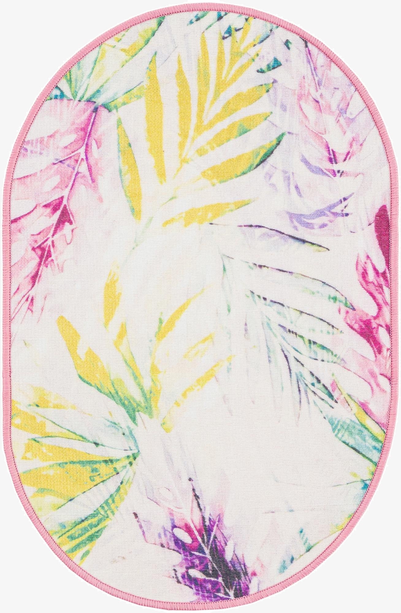 2' x 3' 1  Washable Jill Zarin Caribbean Indoor / Outdoor Oval Rug