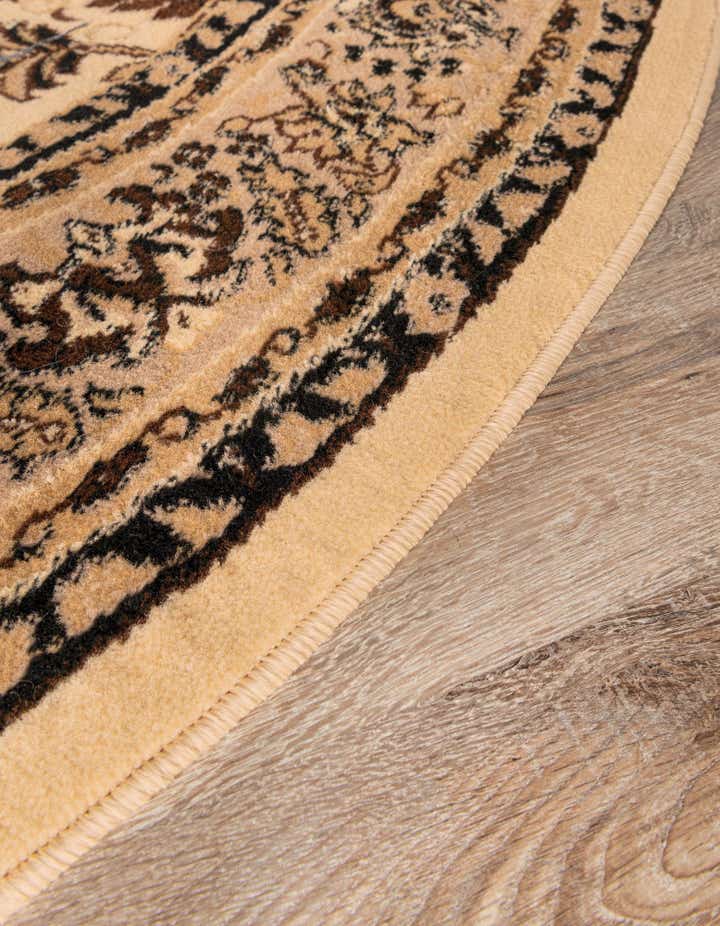 7' 10 x 10' Kashan Design Oval Rug