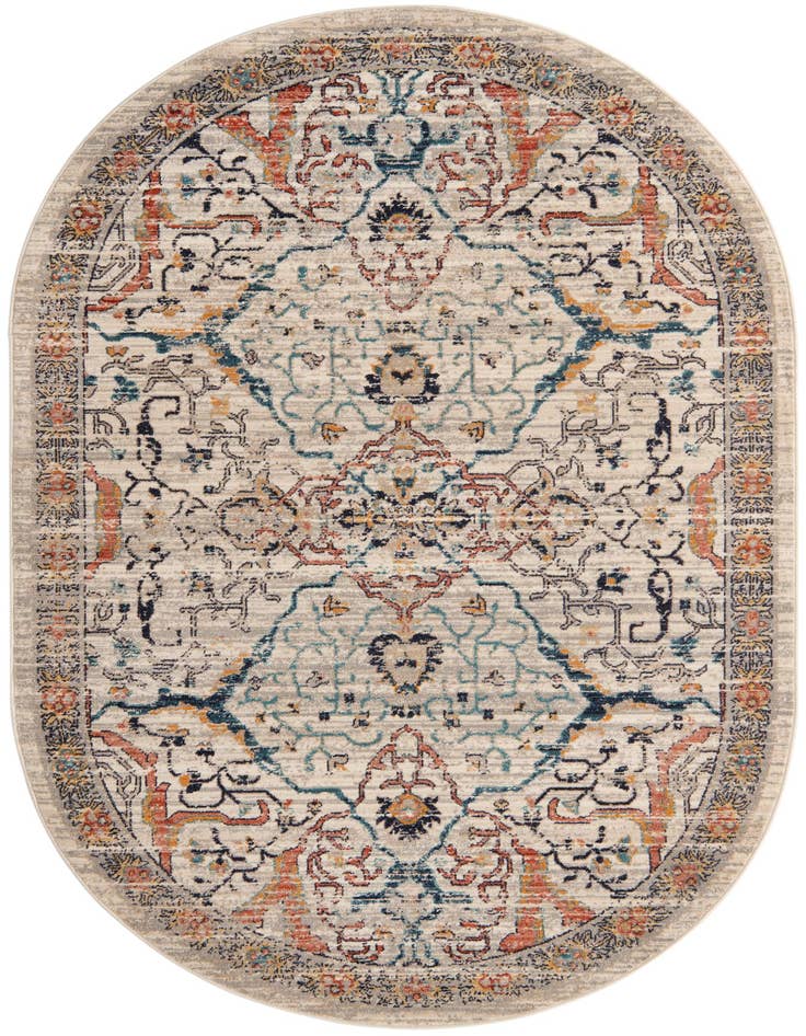 Detail image of 5' 3 x 8' Lola Oval Rug