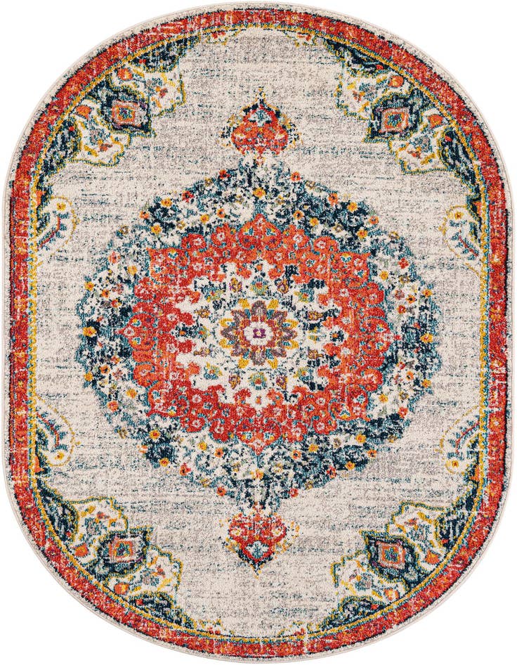 Detail image of 5' 3 x 8' Madeline Oval Rug