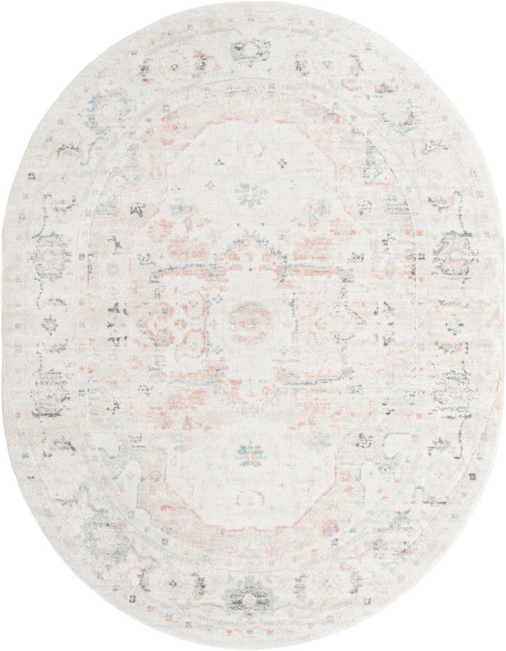  7' 10 x 10' Madeline Vintage Oval Rug