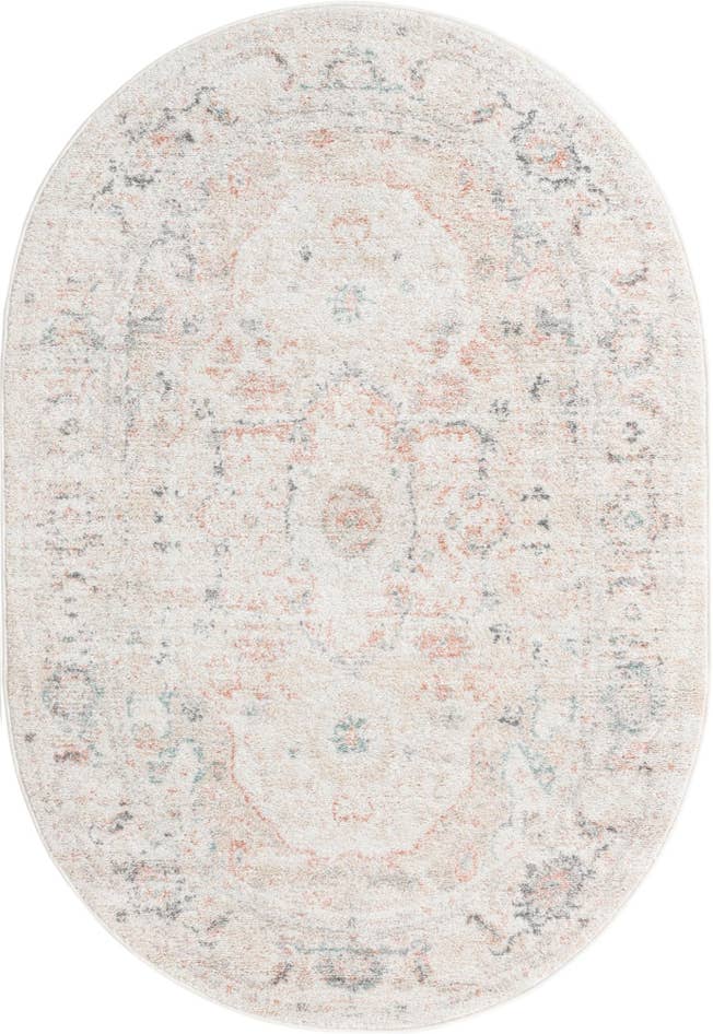 Detail image of 3' 3 x 5' 3 Madeline Vintage Oval Rug