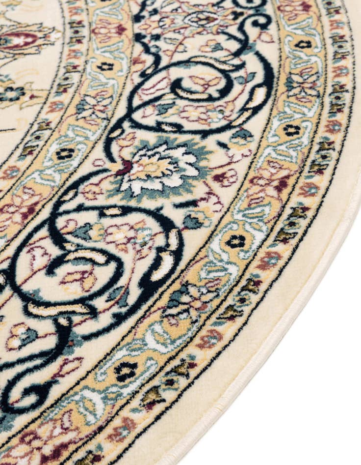Detail image of 4' x 6' Nain Design Oval Rug