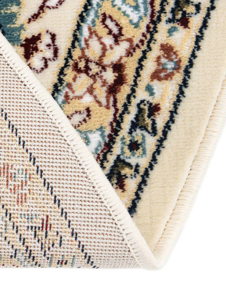 Detail image of 4' x 6' Nain Design Oval Rug