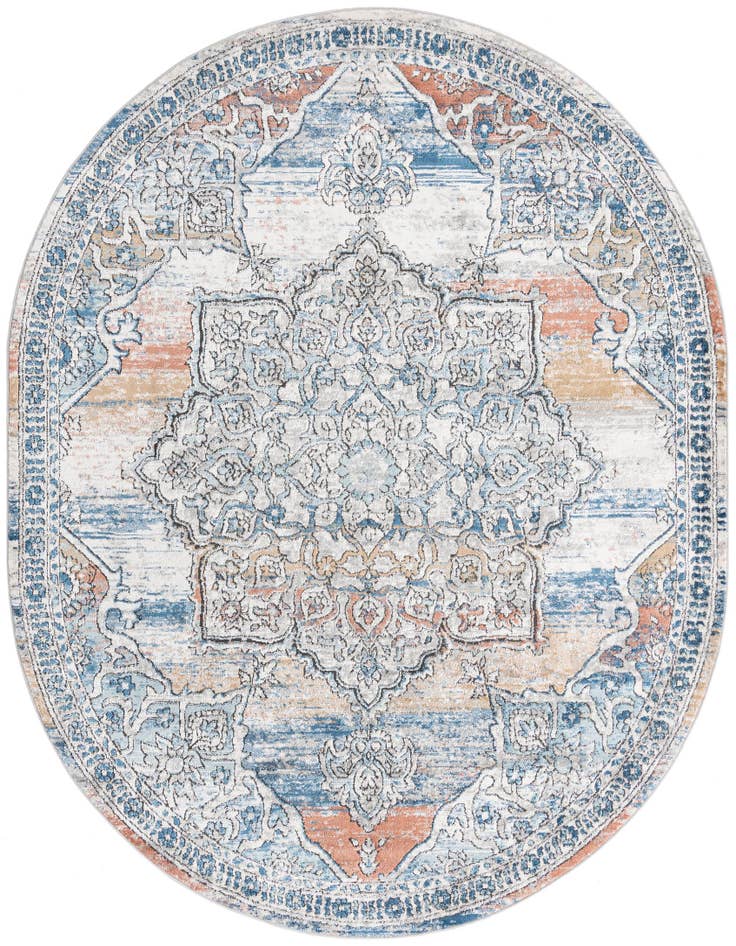Detail image of 7' 10 x 9' 10 Nyla Oval Rug
