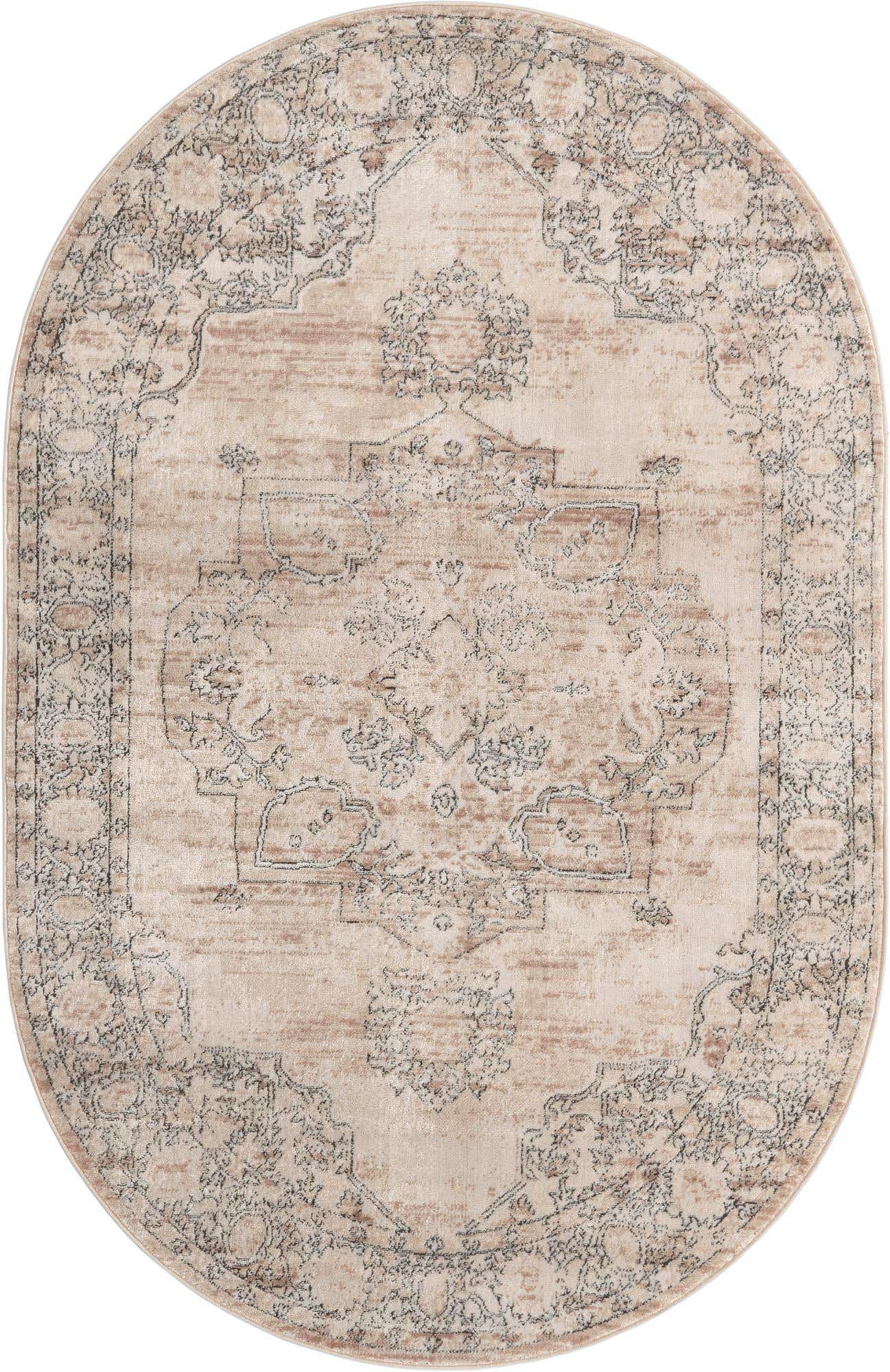 5' 3 x 8' Oregon Oval Rug