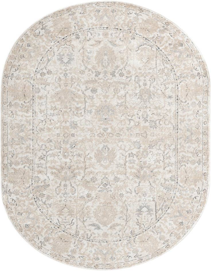Detail image of 6' 1 x 9' Oregon Oval Rug