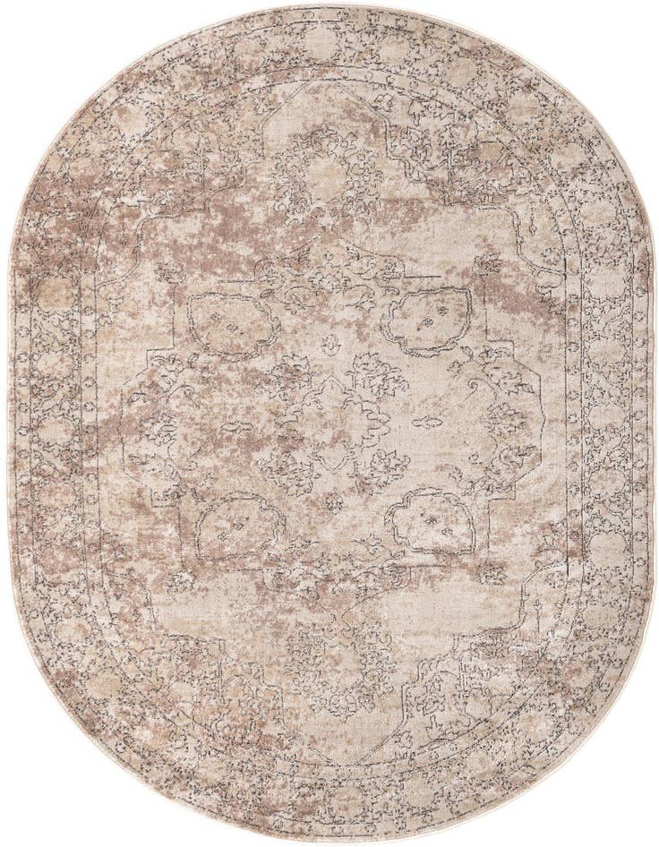 Detail image of 6' 1 x 9' Oregon Oval Rug