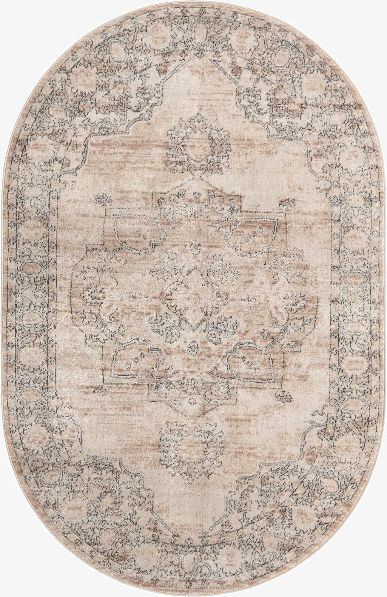 5' 3 x 8' Oregon Oval Rug