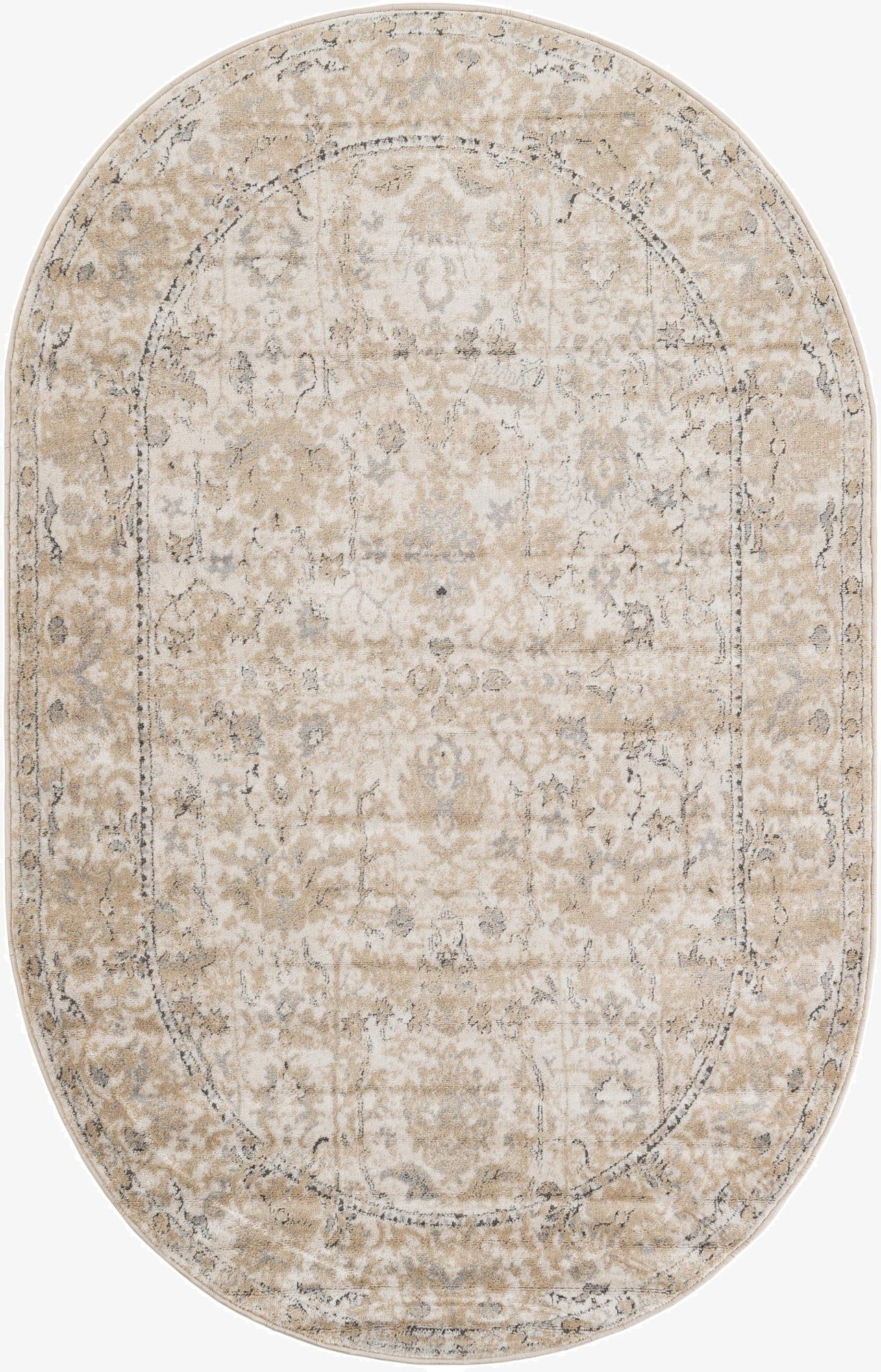 5' 3 x 8' Oregon Oval Rug