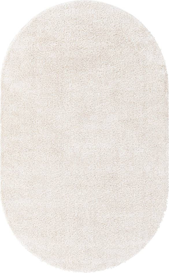 Detail image of 3' 3 x 5' 3 Solid Frieze Oval Rug