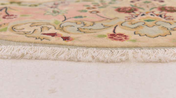 6' 7 x 9' 10 Hand Knotted Tabriz Persian Oval Rug