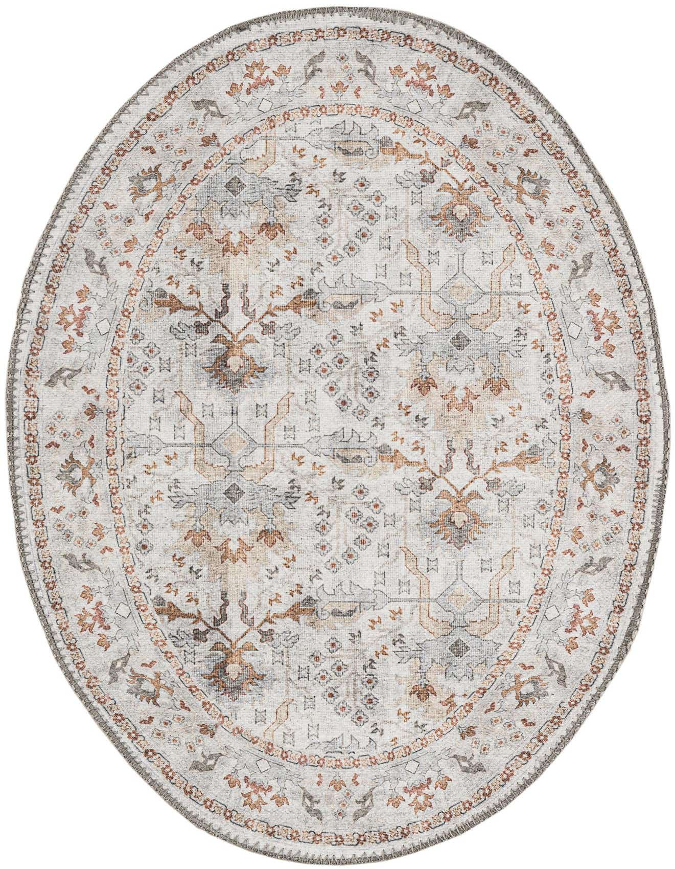 2' x 3' 1 Washable Timeless Oval Rug