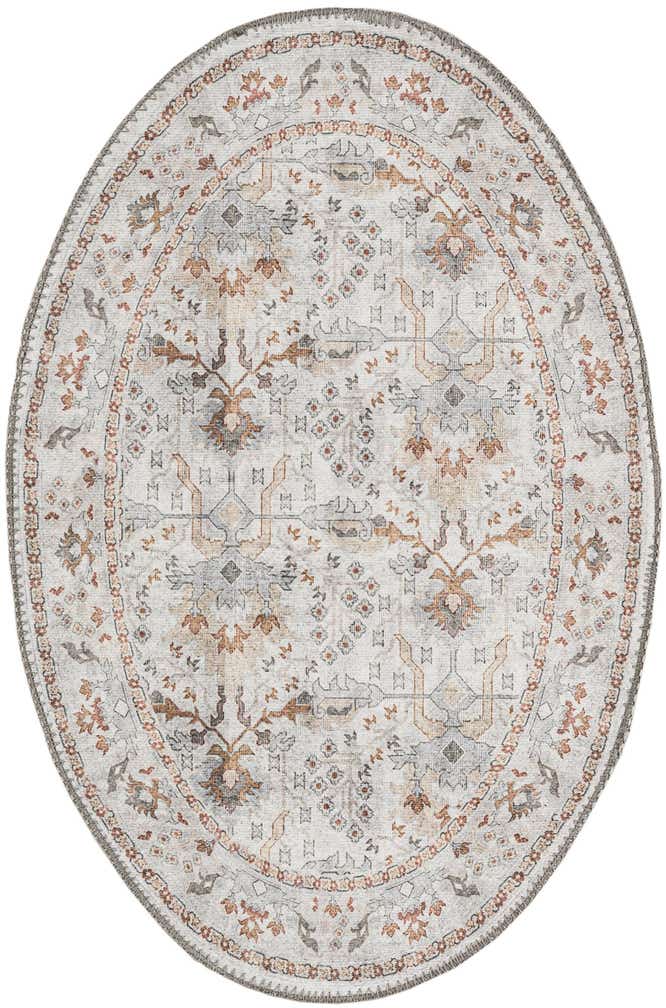 2' x 3' 1 Washable Timeless Oval Rug