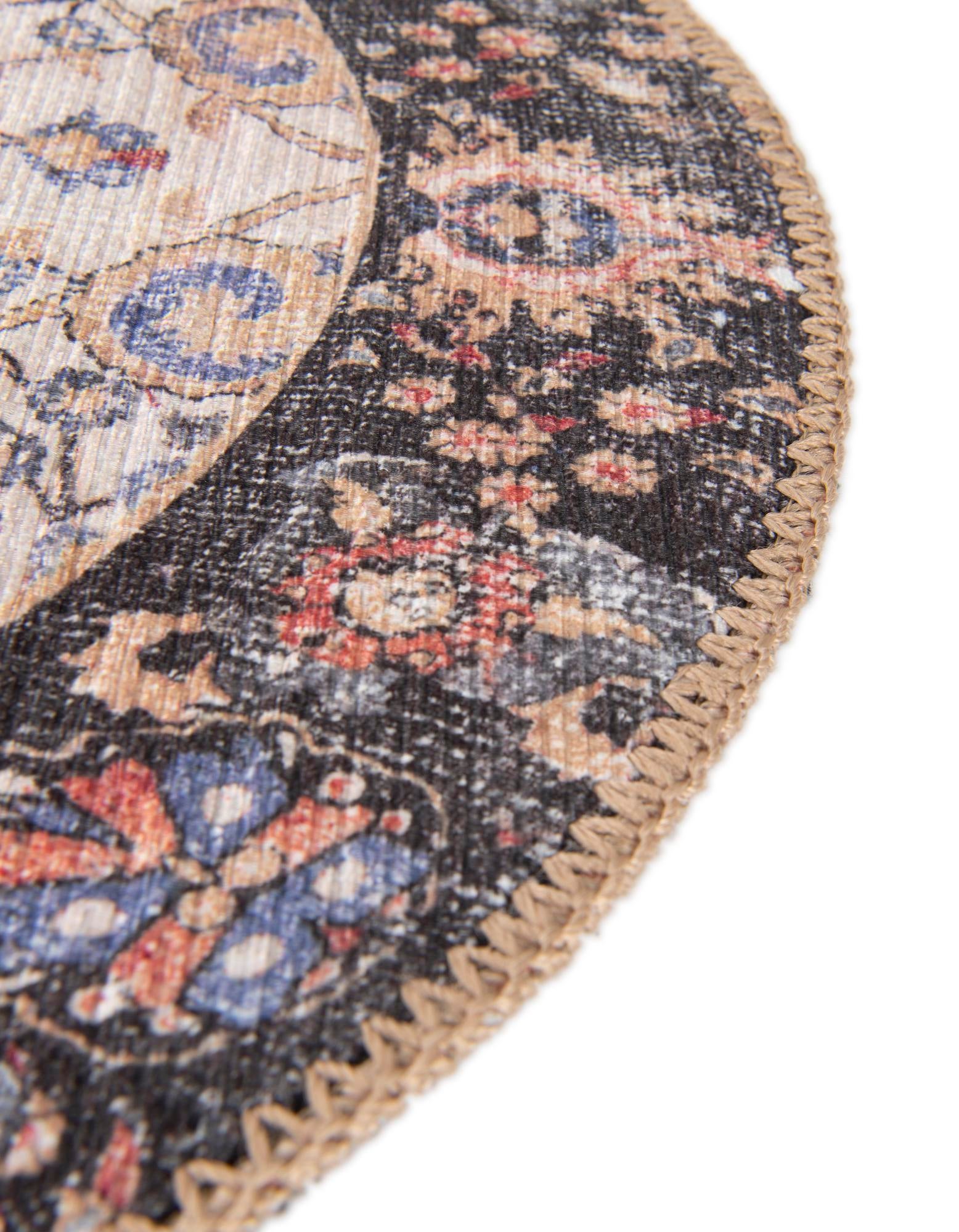 2' x 3' 1 Washable Timeless Oval Rug