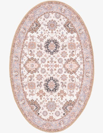 Ivory Timeless Oval Rug