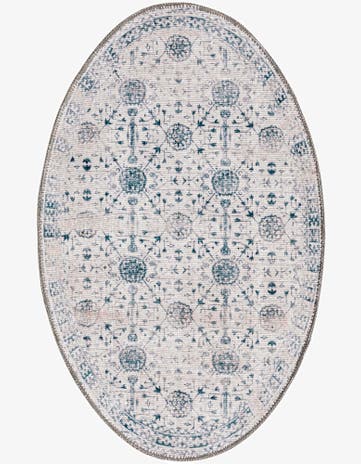 Ivory Timeless Oval Rug