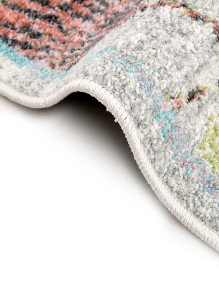 5' 3 x 8' Flowers Whimsy Kids Oval Rug