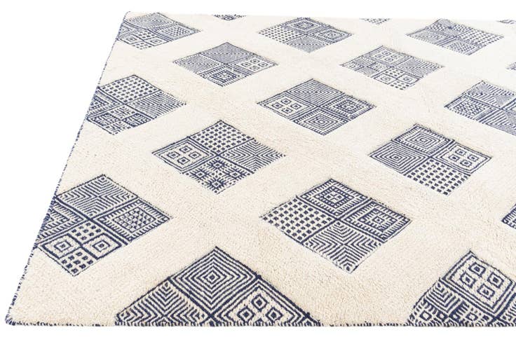 Detail image of 5' 2 x 8' 4 Hand Knotted Rug