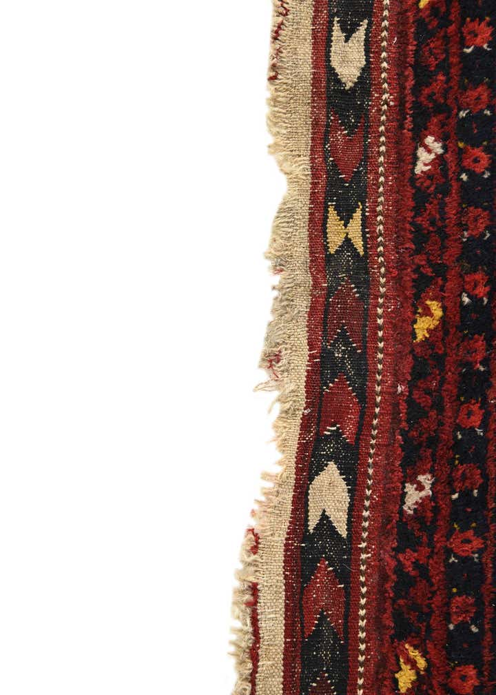3' 10 x 4' 10 Hand Knotted Afghan Akhche Wool Rug