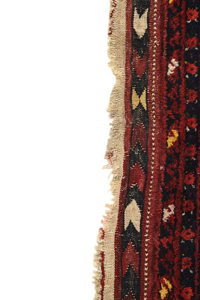 3' 10 x 4' 10 Hand Knotted Afghan Akhche Wool Rug