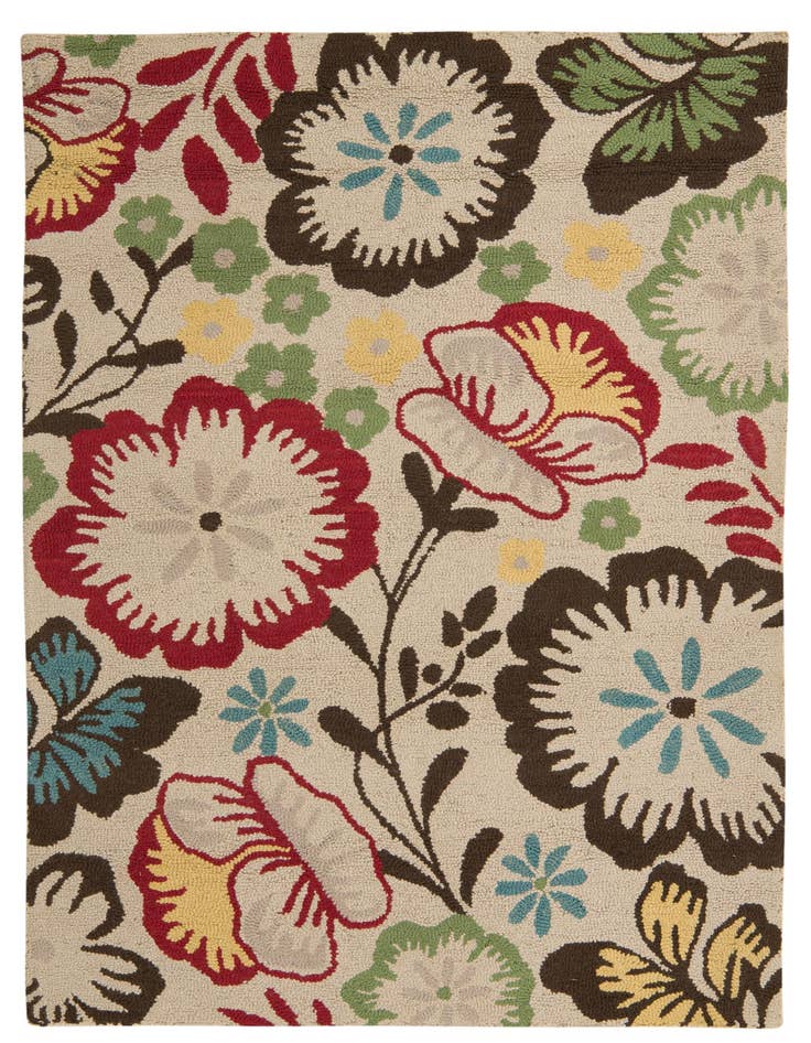 Detail image of 4' 10 x 6' 9 Agra Rug
