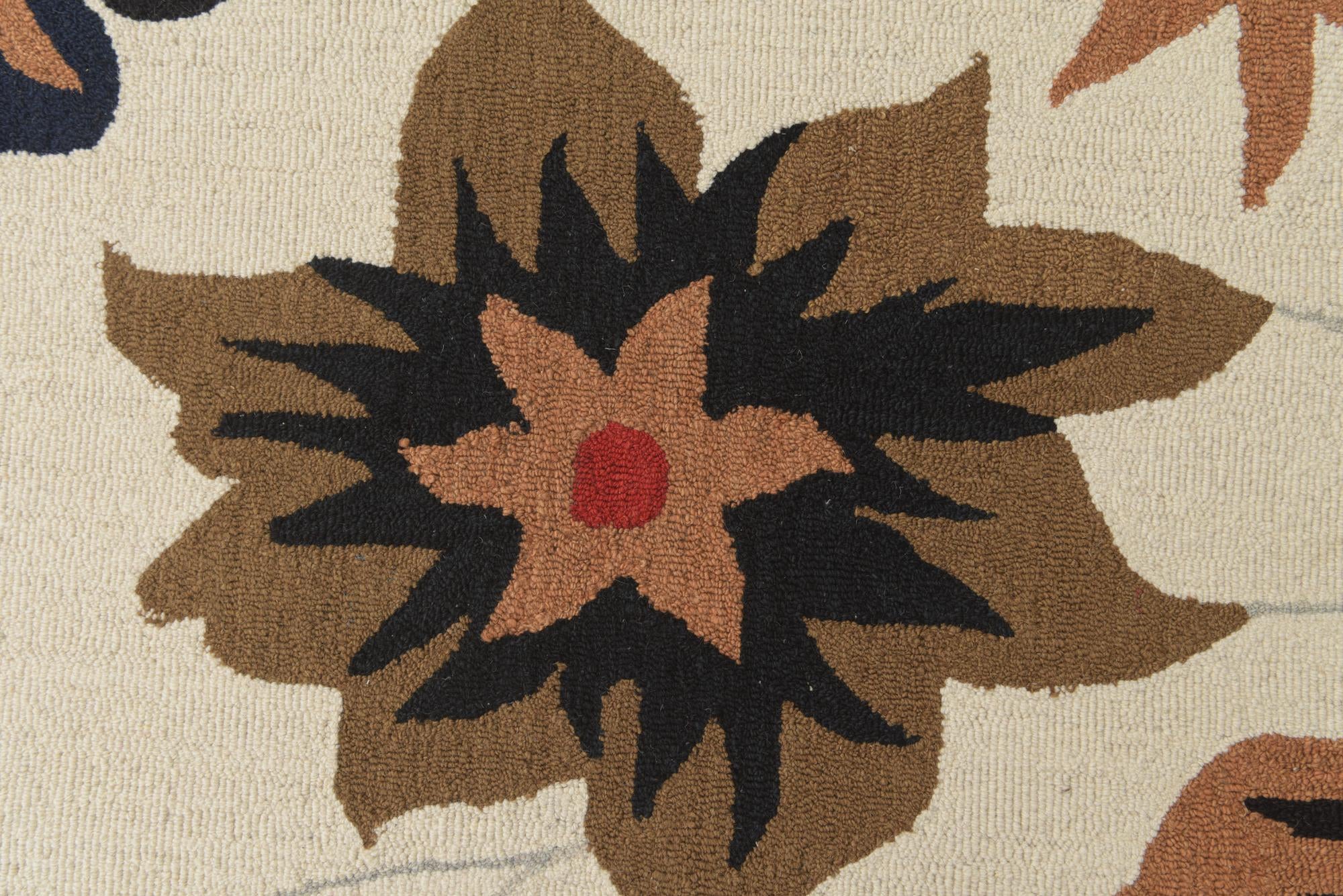 5' 1 x 8' Agra Wool Rug