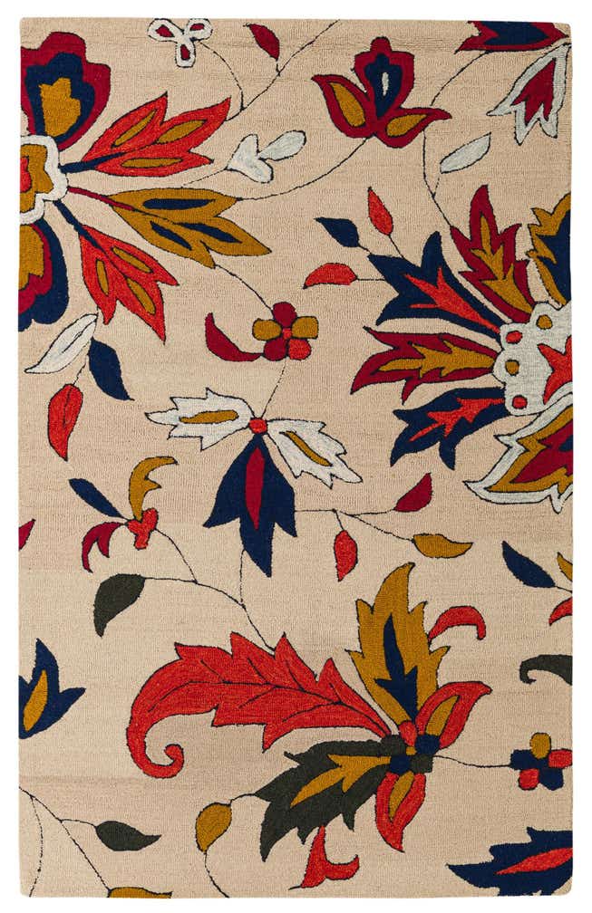 5' x 8' Agra Wool Rug