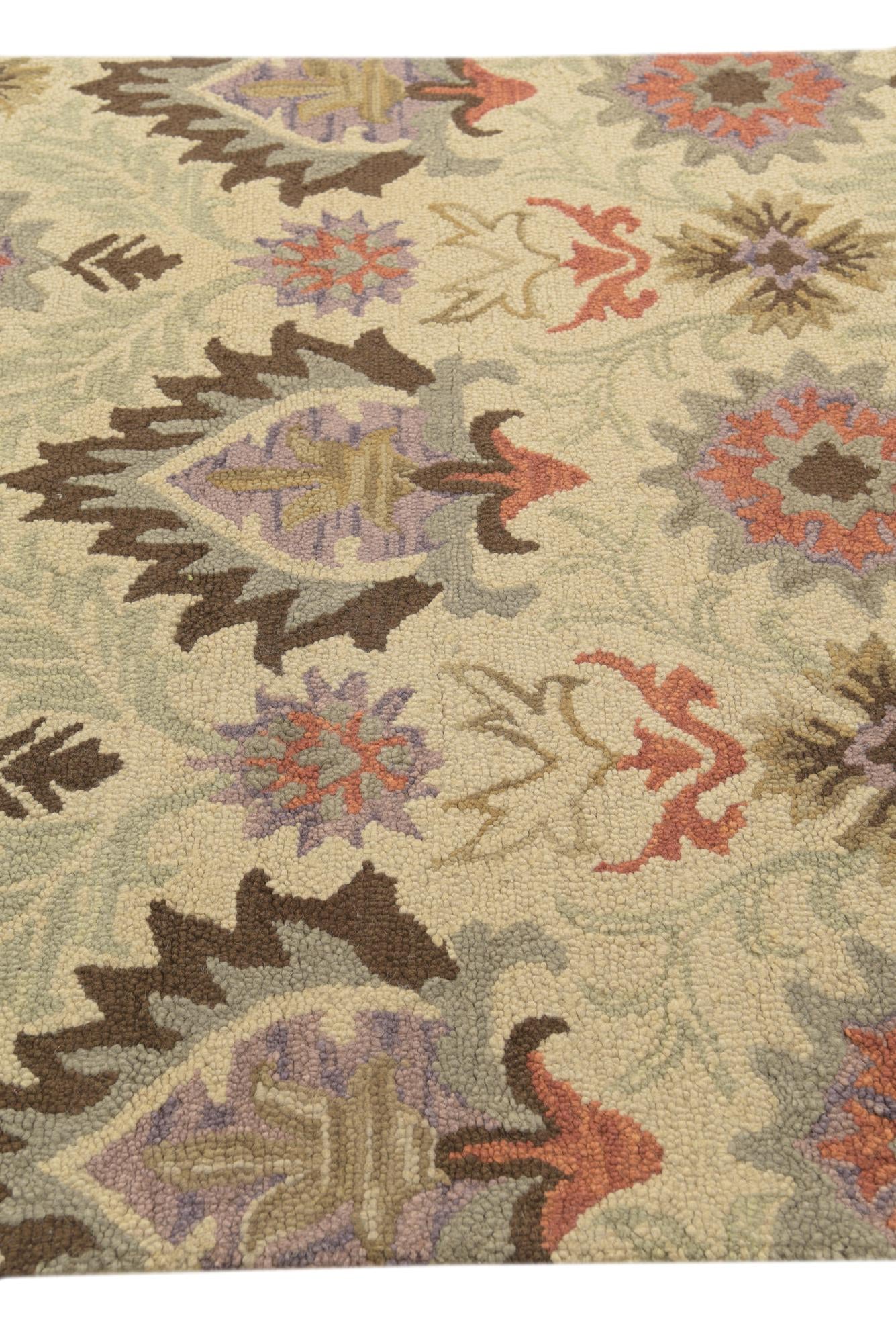 5' 1 x 8' Agra Wool Rug