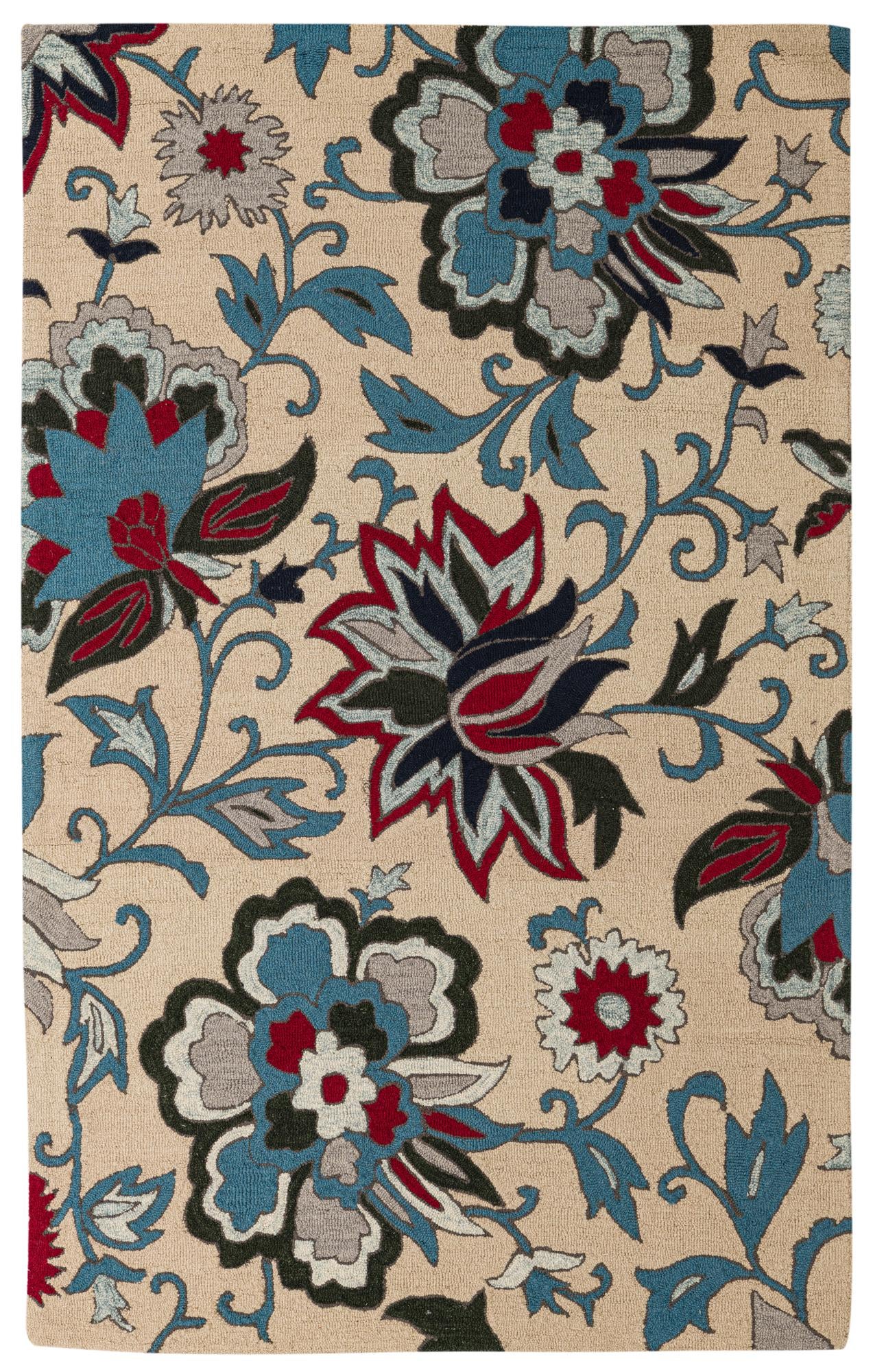 5' x 8' Agra Wool Rug