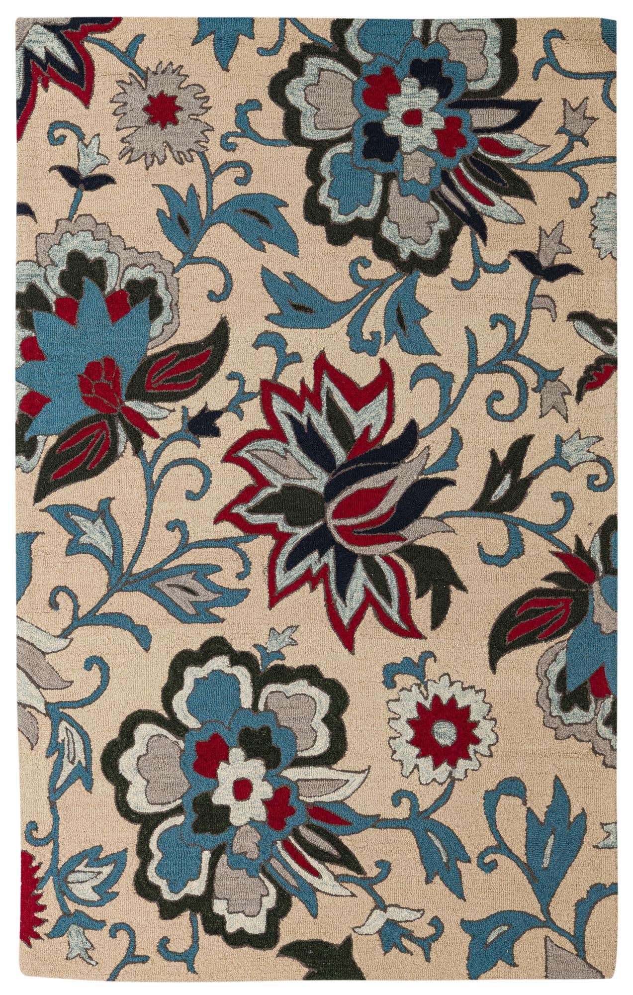 5' x 8' Agra Wool Rug