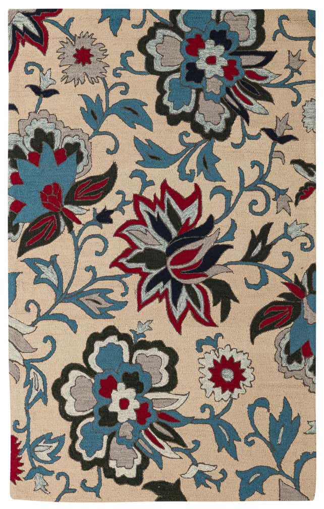 5' x 8' Agra Wool Rug