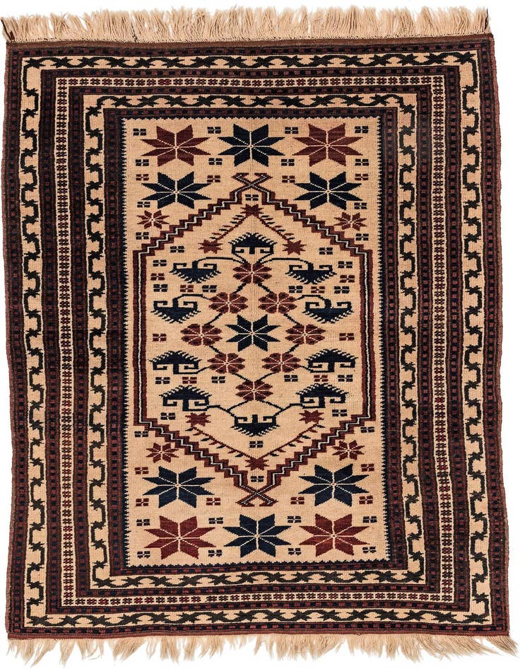Detail image of 3' 4 x 6' Anatolian Wool Rug