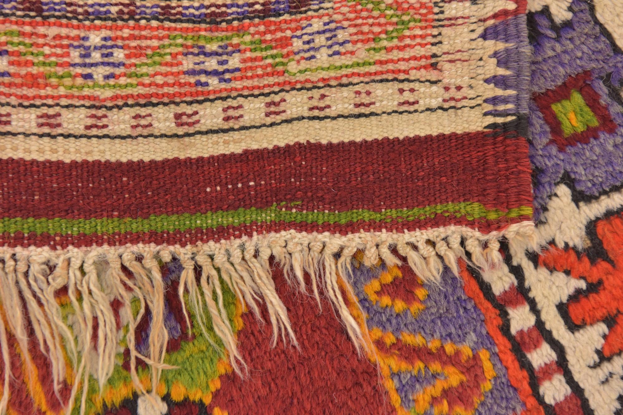 3' 2 x 5' 2 Hand Knotted Anatolian Oriental Wool Rug