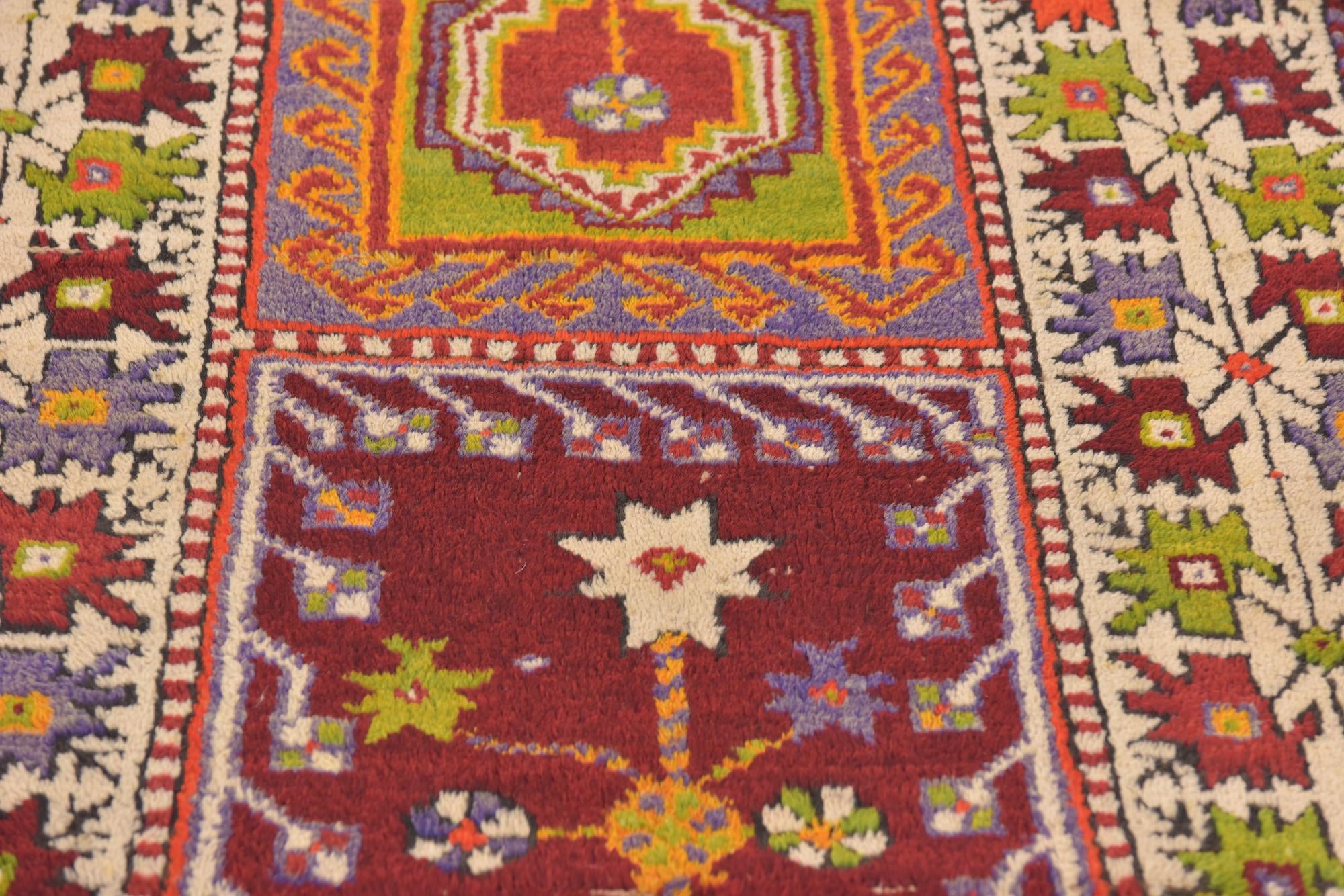 3' 2 x 5' 2 Hand Knotted Anatolian Oriental Wool Rug