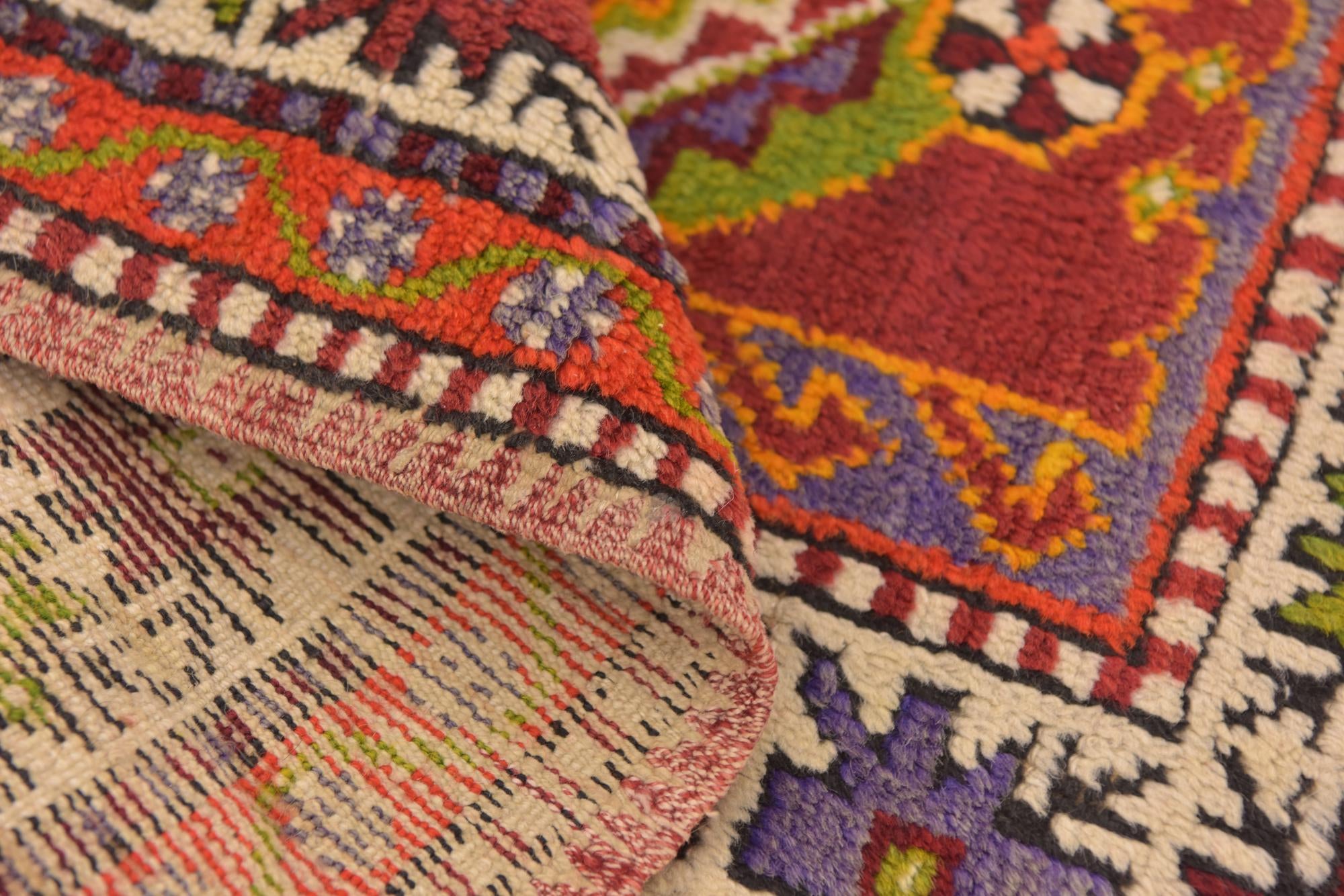 3' 2 x 5' 2 Hand Knotted Anatolian Oriental Wool Rug