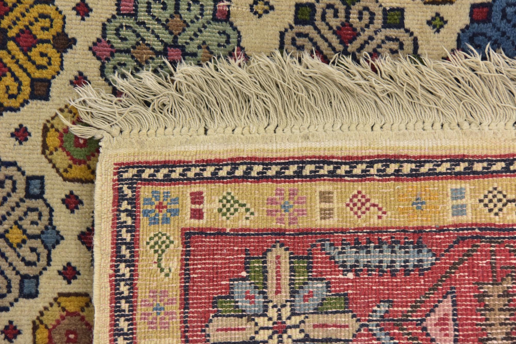 4' 3 x 6' 5 Hand Knotted Anatolian Wool Rug