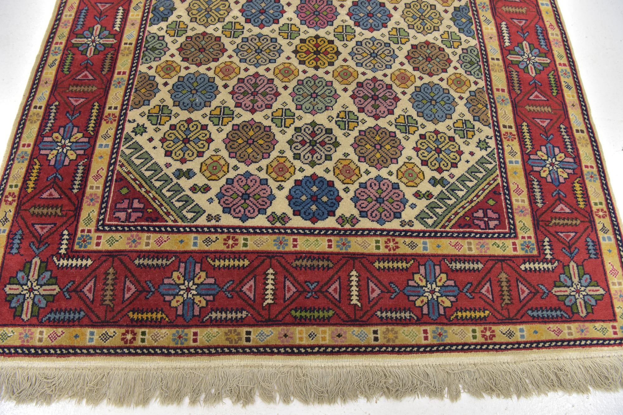 4' 3 x 6' 5 Hand Knotted Anatolian Wool Rug