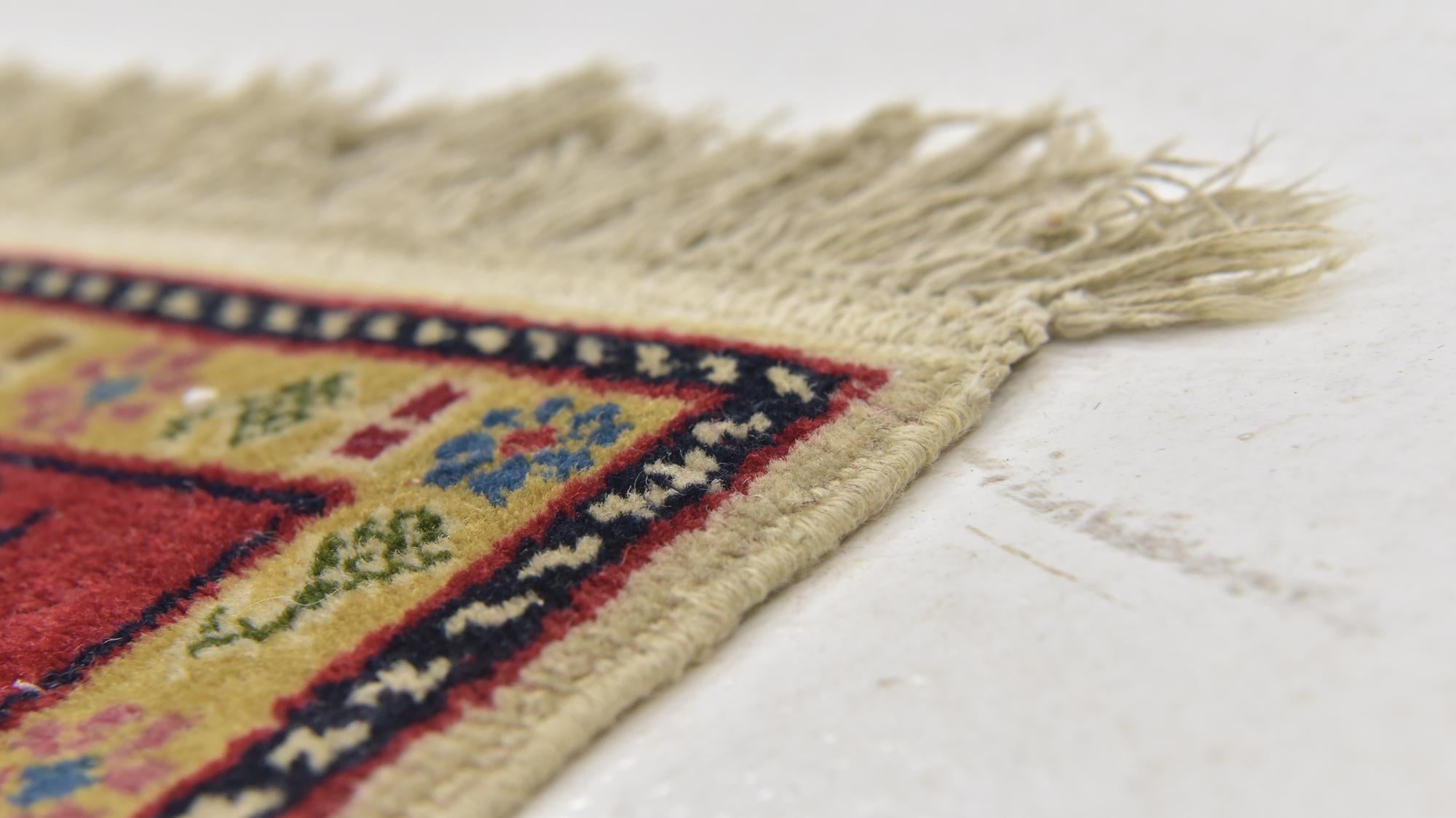 4' 3 x 6' 5 Hand Knotted Anatolian Wool Rug