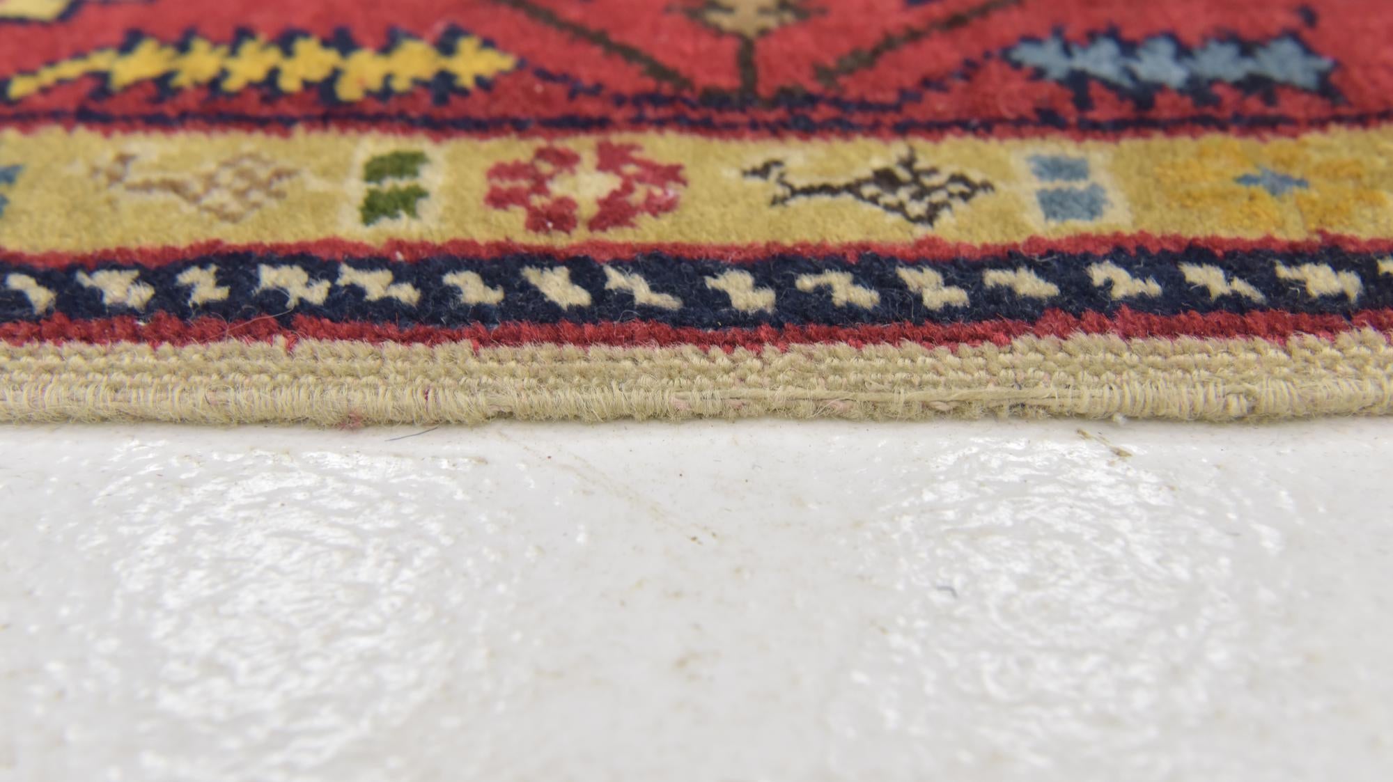 4' 3 x 6' 5 Hand Knotted Anatolian Wool Rug